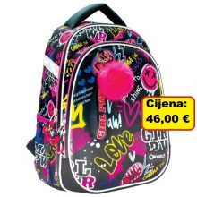 Ruksak školski anatomski lagan XT Girl Power 26